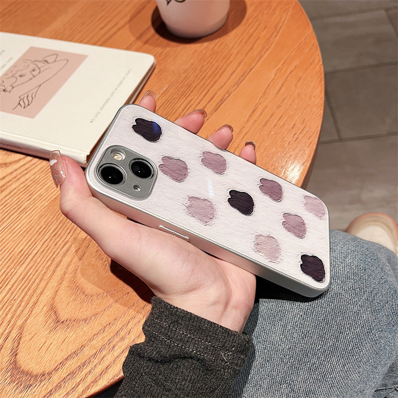 Cartoon Oil Paiting Rabbit iPhone Case