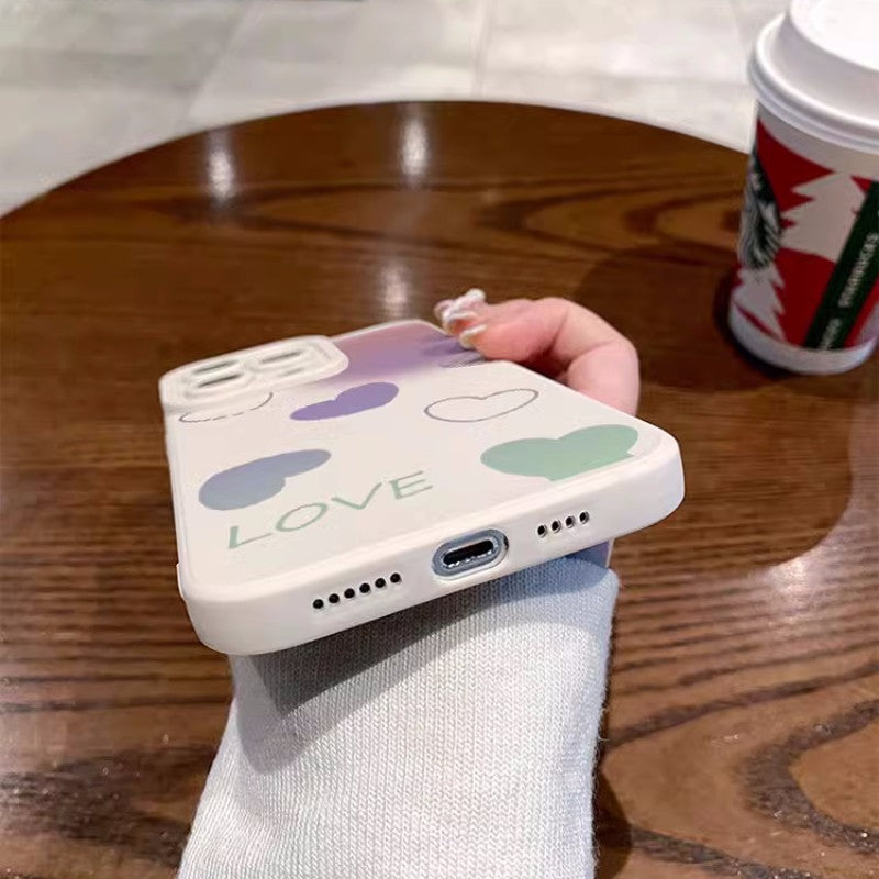 Cute Love Heart iPhone Case