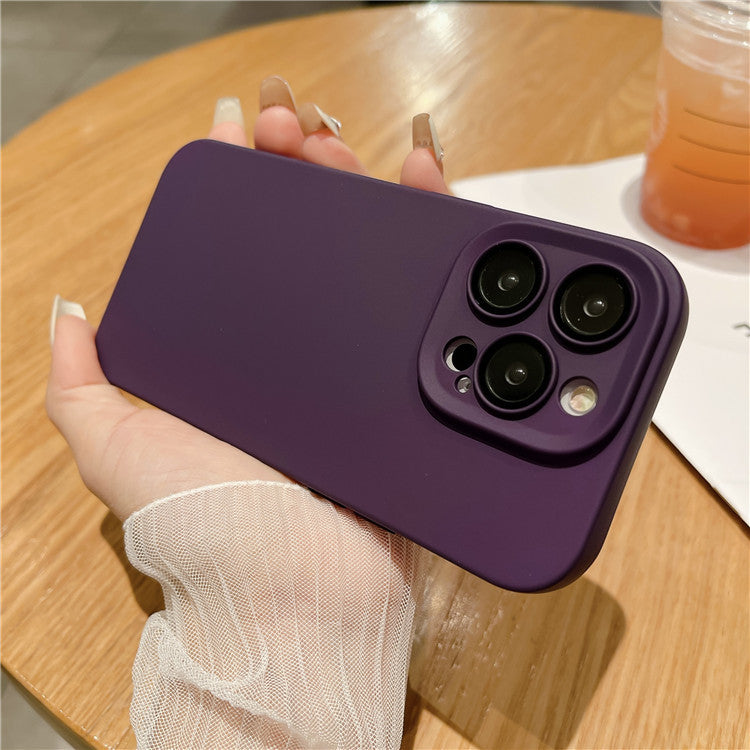 Solid Color Liquid Silicone iPhone Case