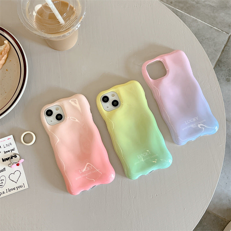Gradient Color Uneven iPhone Case