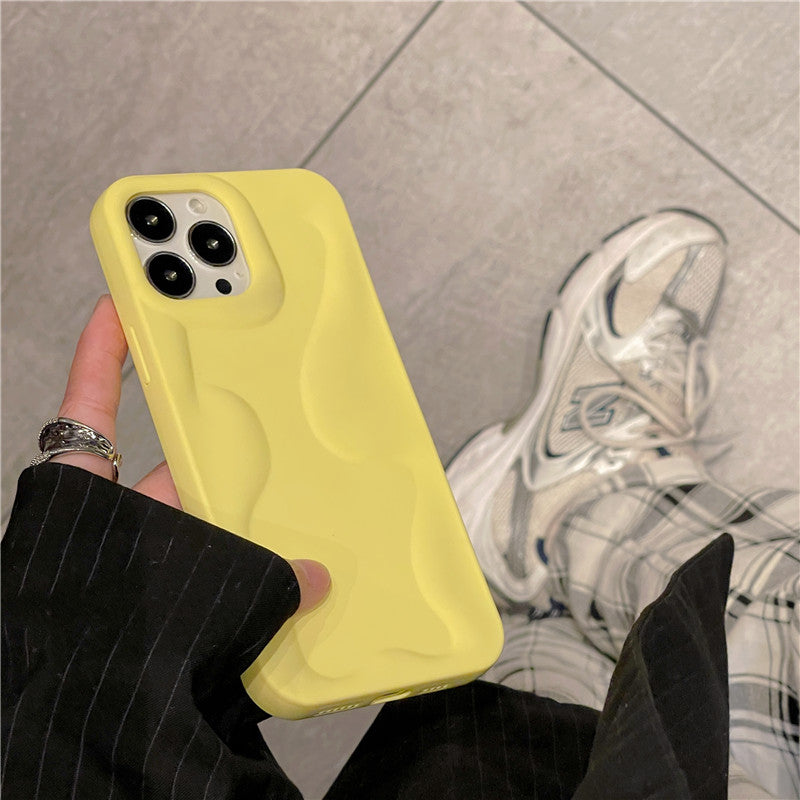 Luxury Candy Color Irregularity Wave Pattern iPhone Case
