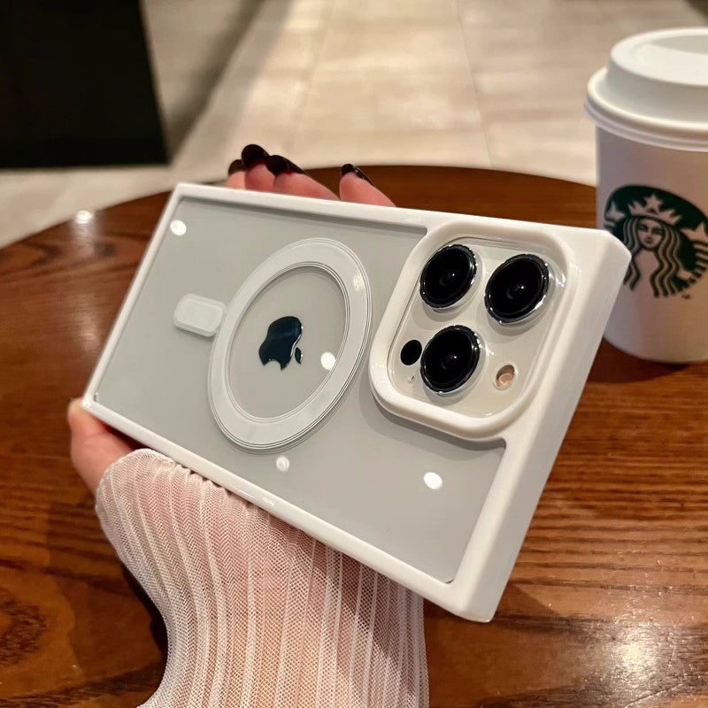 Square for Magsafe Magnetic Wireless Charging iPhone Case