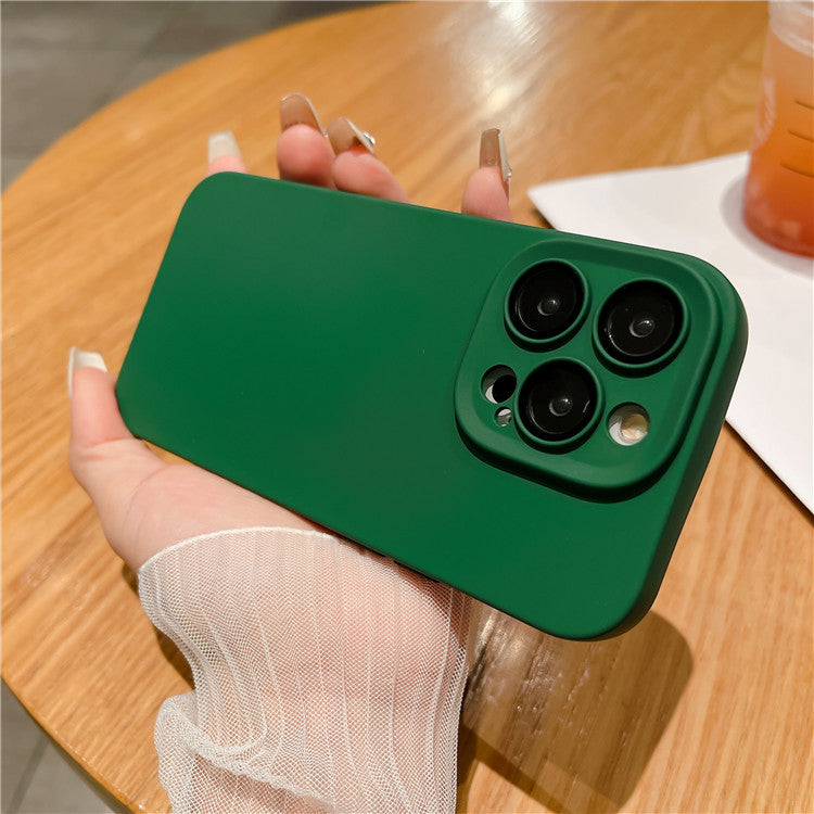 Solid Color Liquid Silicone iPhone Case