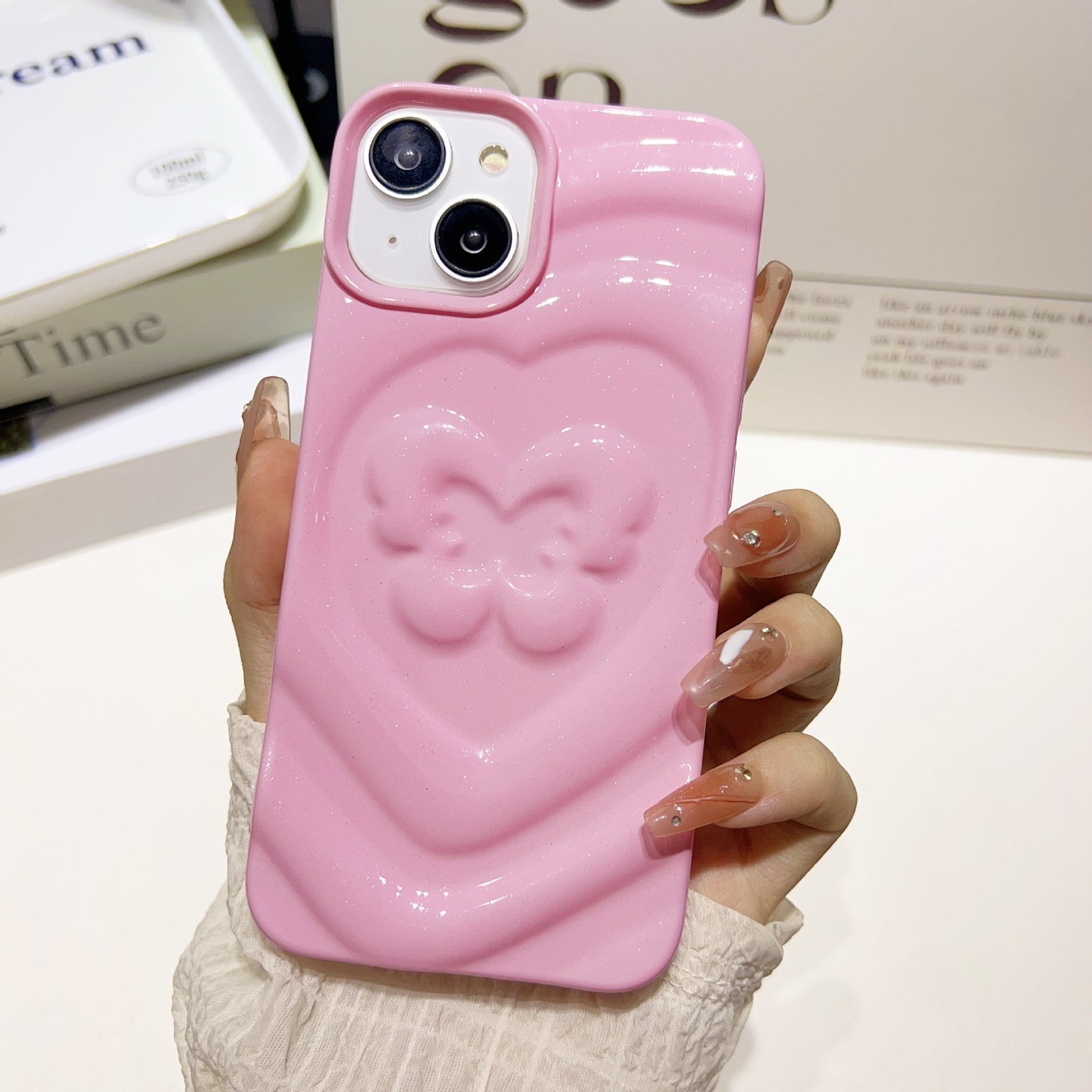 Candy Color 3D Butterfly iPhone Case