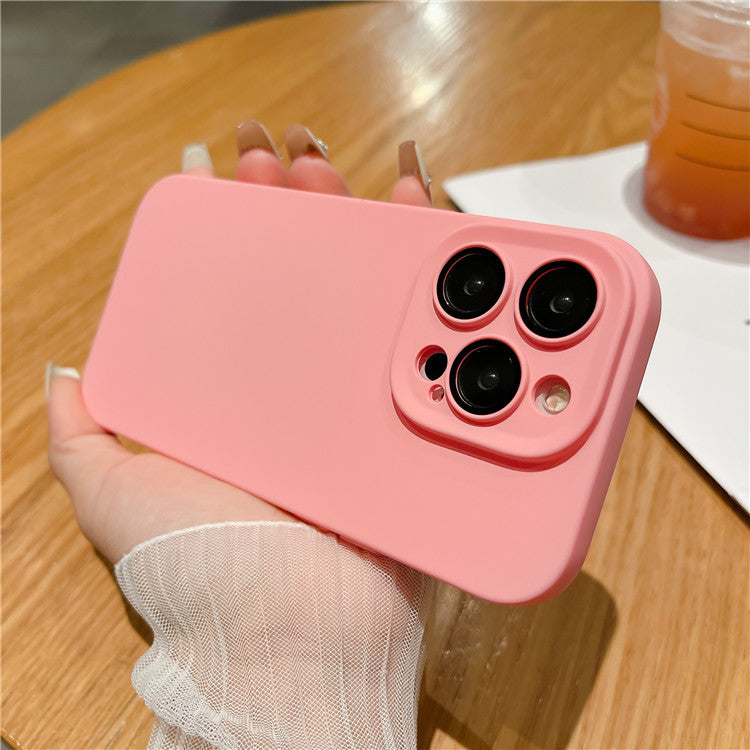 Solid Color Liquid Silicone iPhone Case