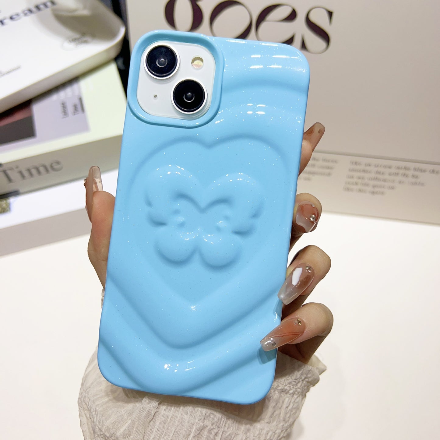 Candy Color 3D Butterfly iPhone Case