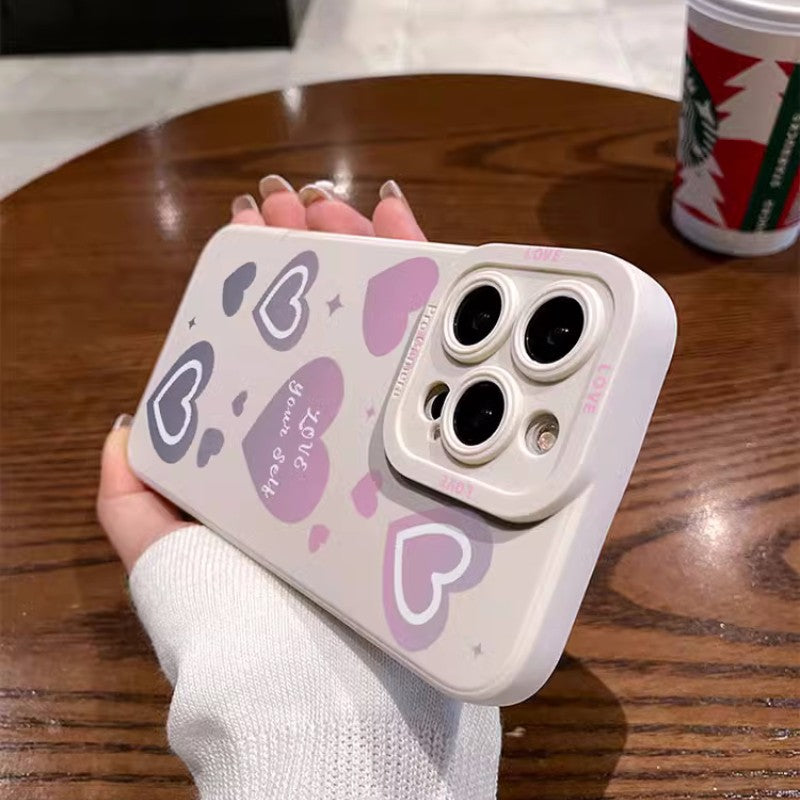 Cute Love Heart iPhone Case