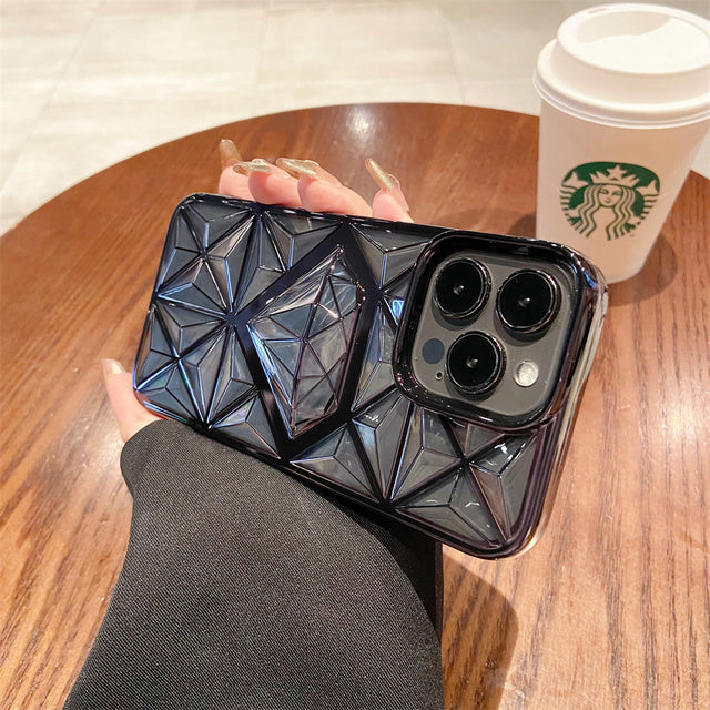 Luxury Plating Diamond Pattern iPhone Case