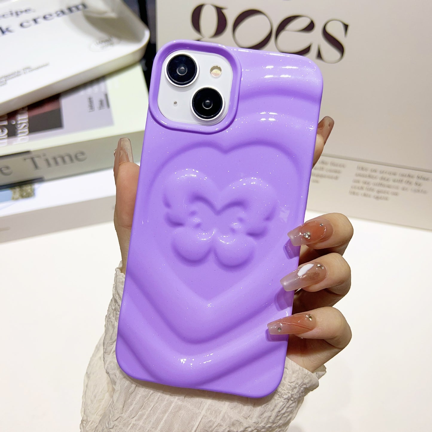 Candy Color 3D Butterfly iPhone Case