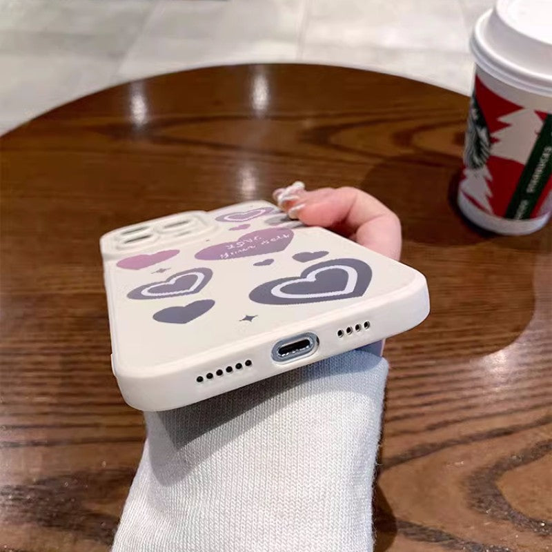 Cute Love Heart iPhone Case