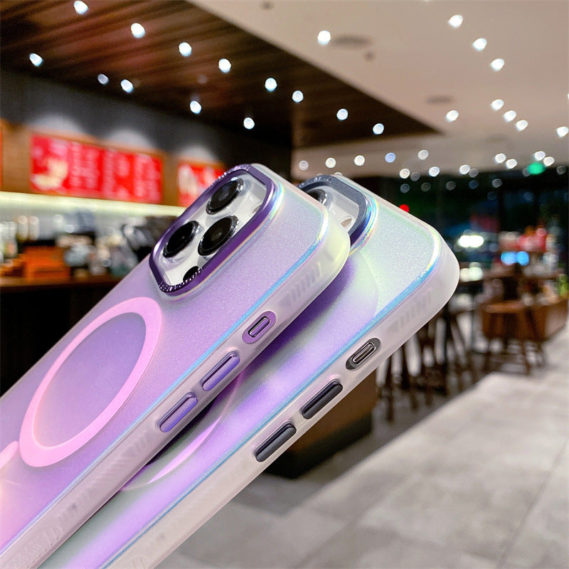 Laser Holographic for Magsafe Magnetic Wireless Charging iPhone Case