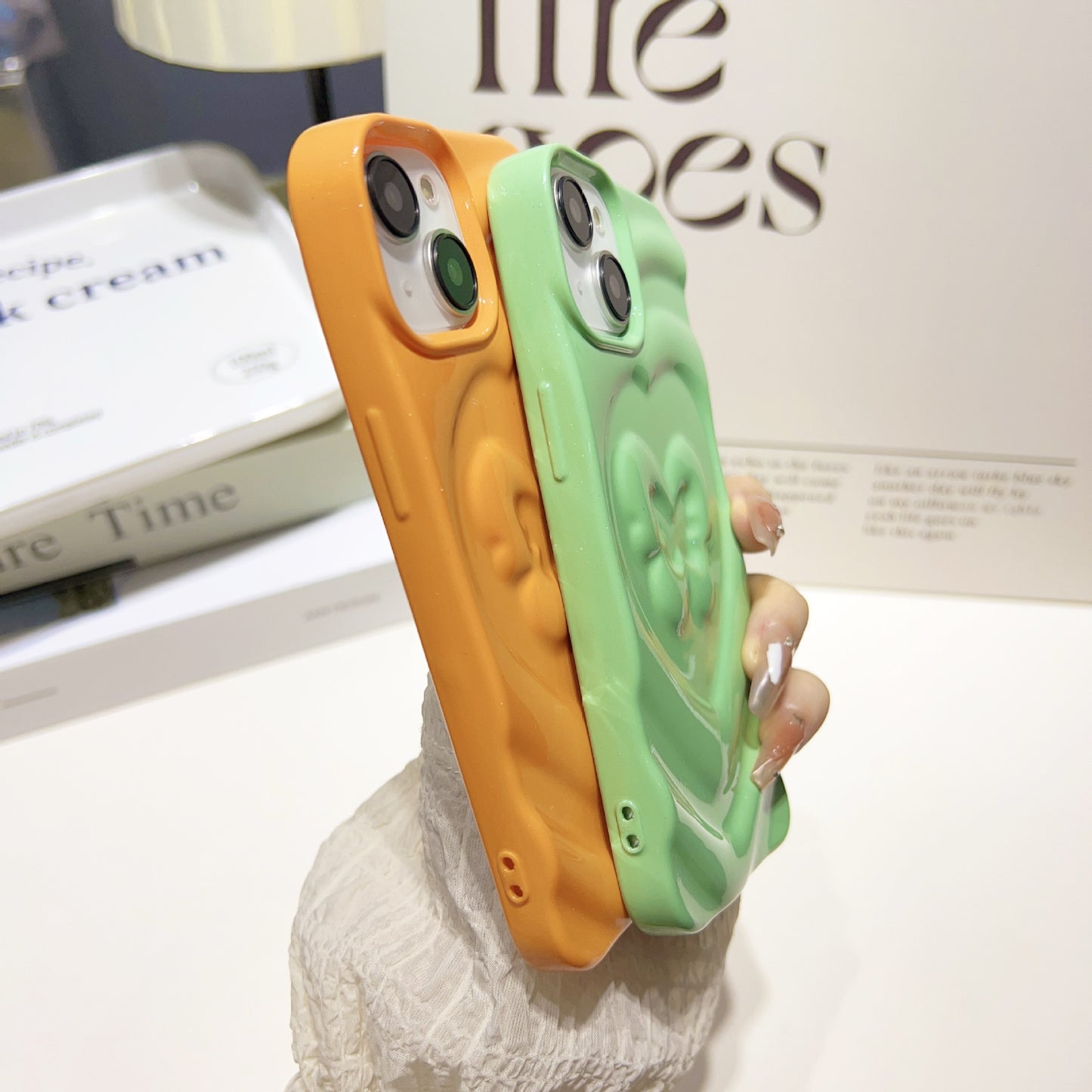 Candy Color 3D Butterfly iPhone Case