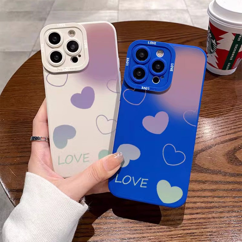 Cute Love Heart iPhone Case