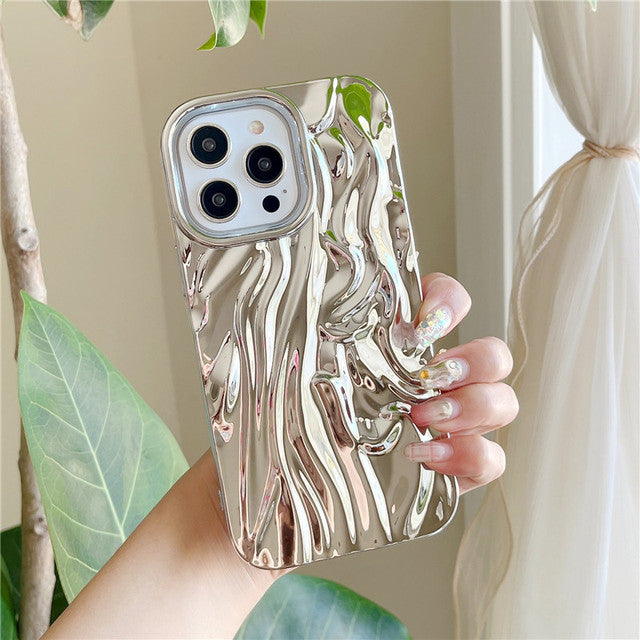 Pleated Water Ripple Wave iPhone Case