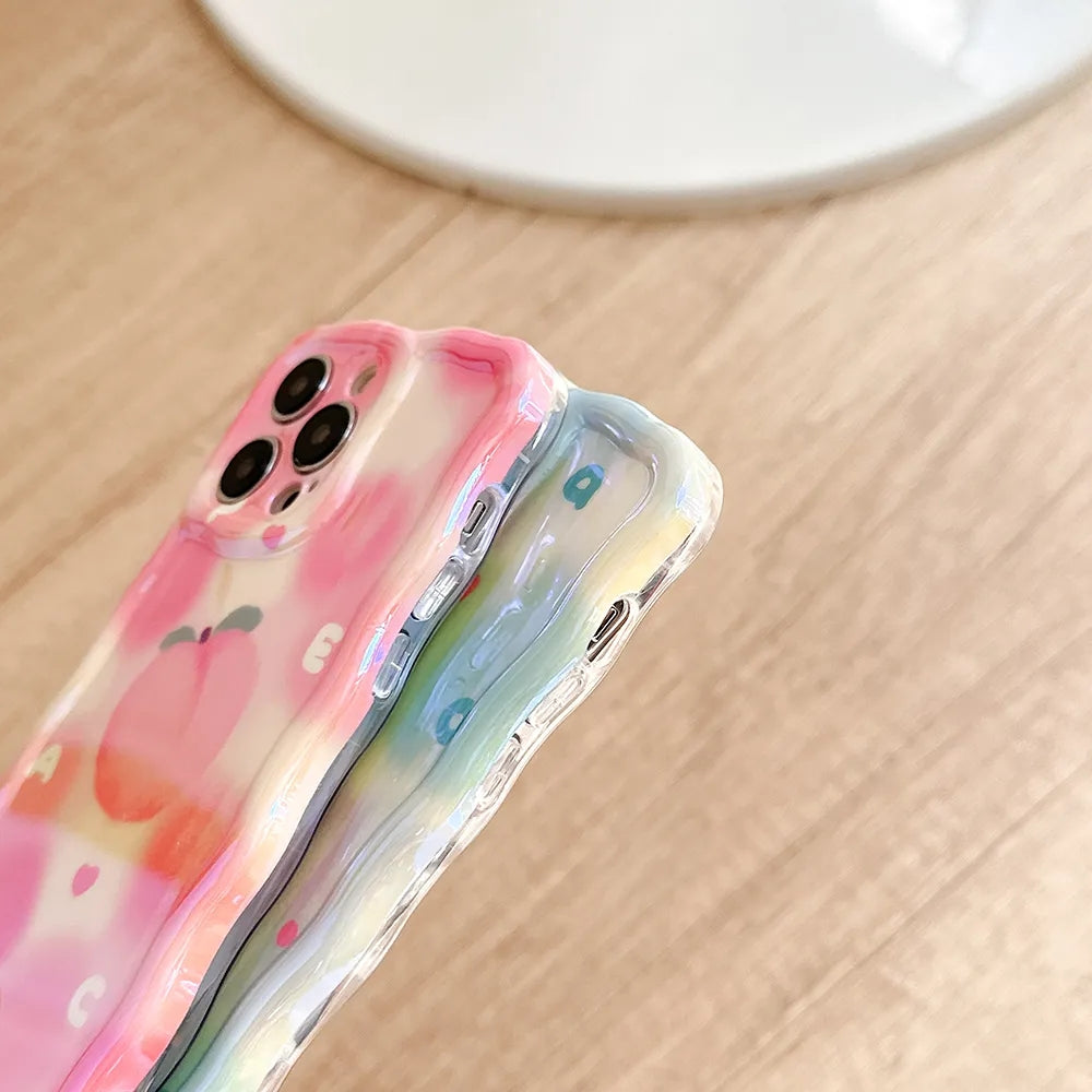Summer Pink Peaches iPhone Case
