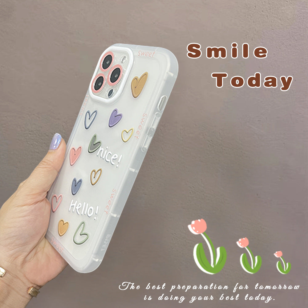 Cute Love Heart iPhone Case