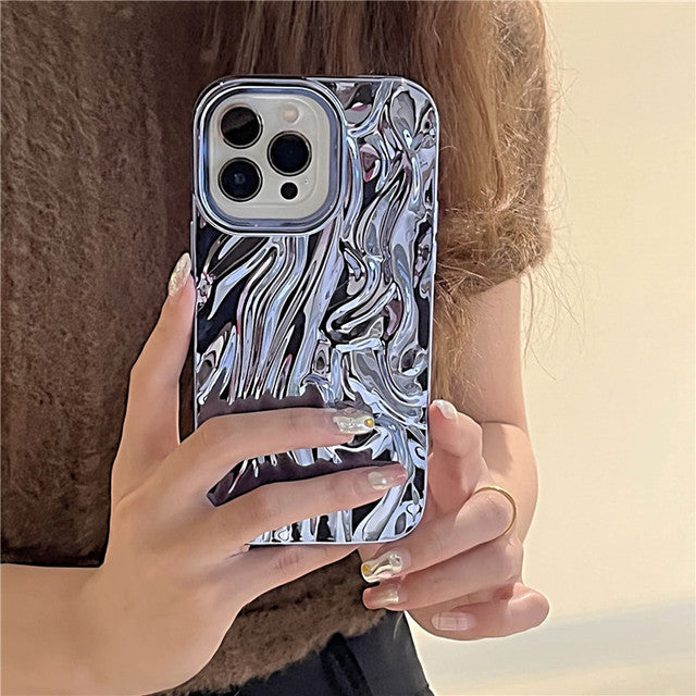 Pleated Water Ripple Wave iPhone Case