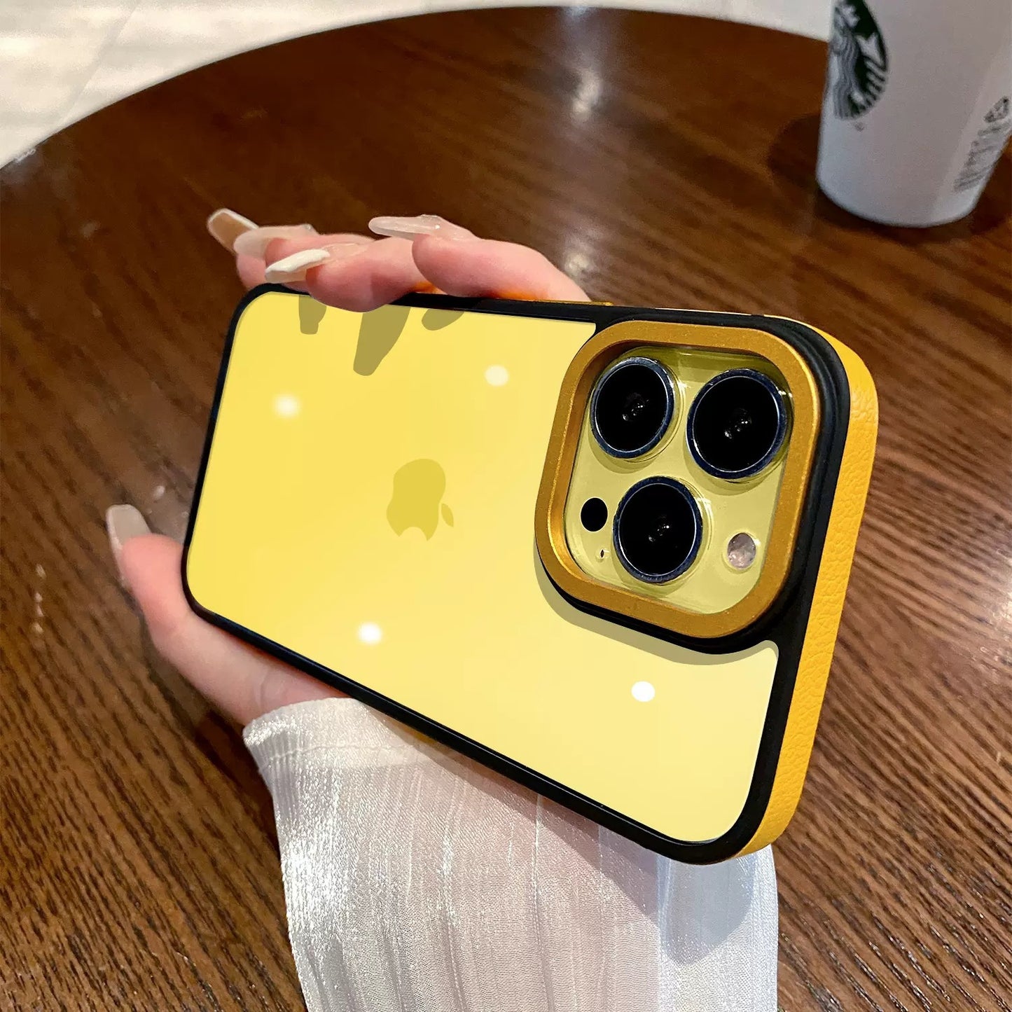 Leather Pattern Edge iPhone Case