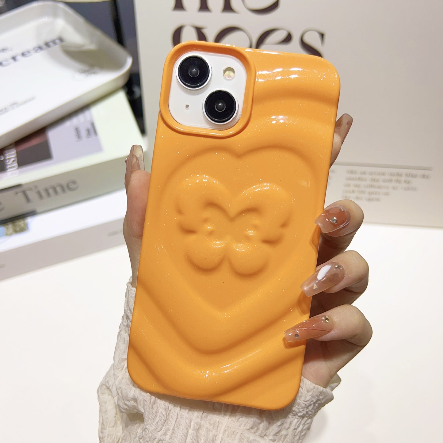 Candy Color 3D Butterfly iPhone Case