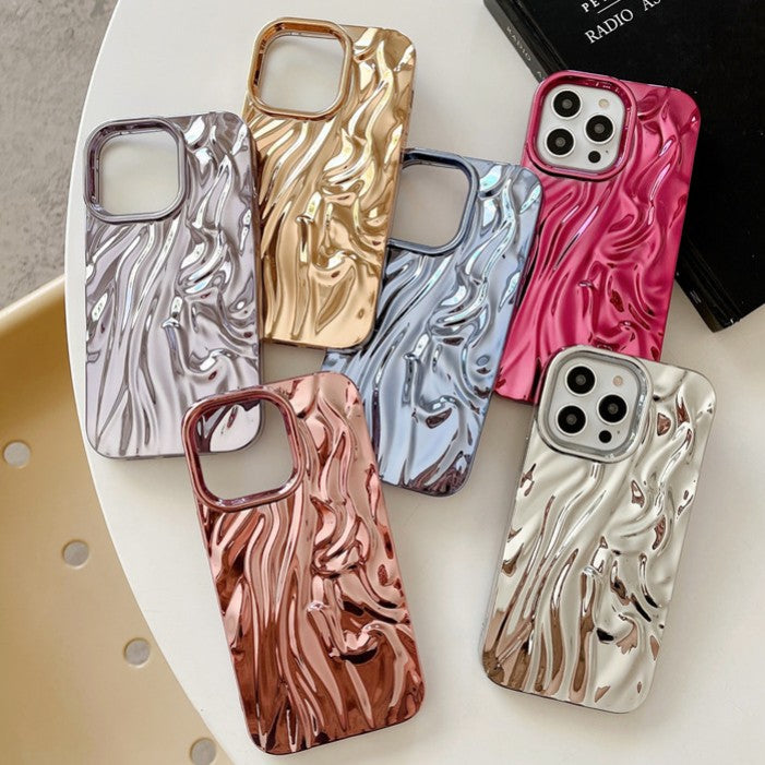 Pleated Water Ripple Wave iPhone Case