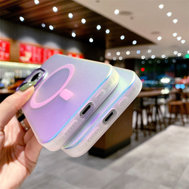 Laser Holographic for Magsafe Magnetic Wireless Charging iPhone Case