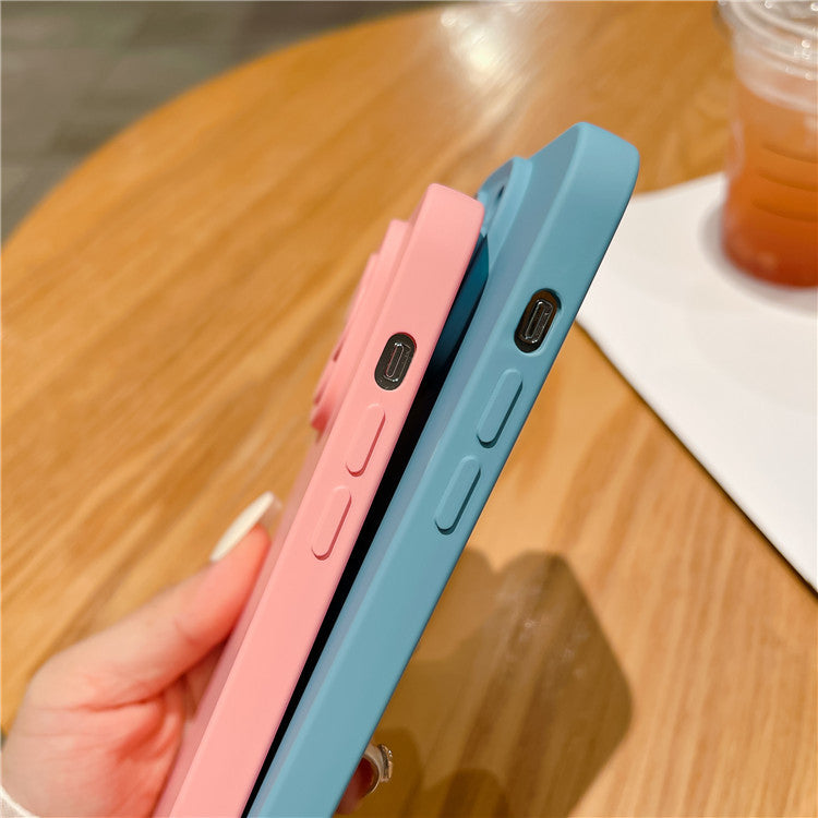 Solid Color Liquid Silicone iPhone Case
