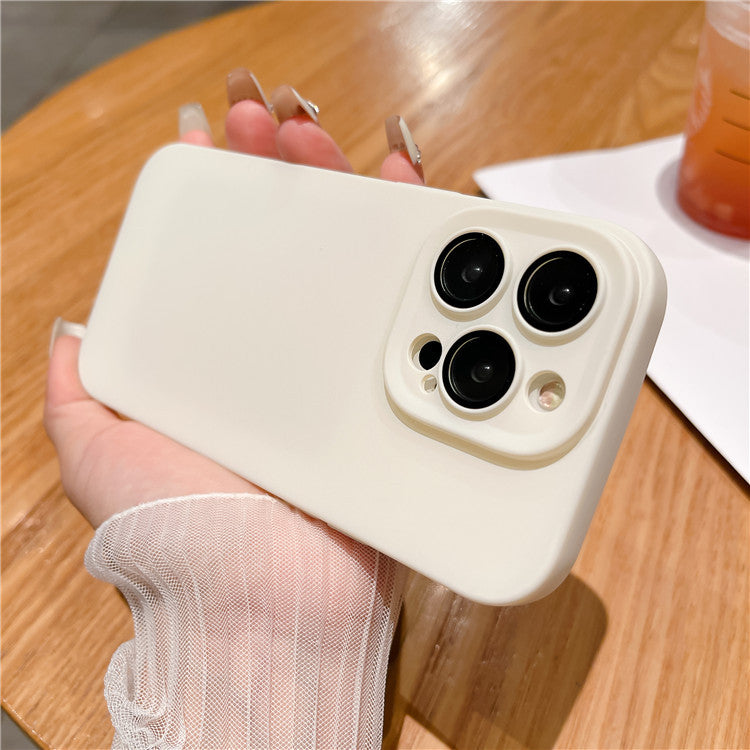 Solid Color Liquid Silicone iPhone Case