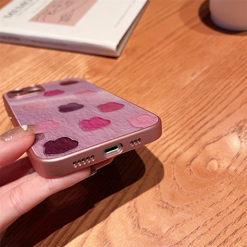 Cartoon Oil Paiting Rabbit iPhone Case