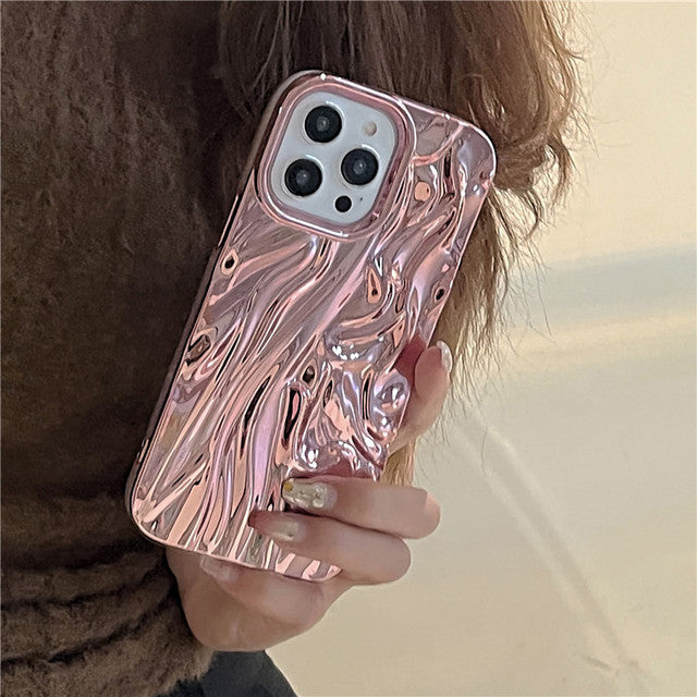 Pleated Water Ripple Wave iPhone Case