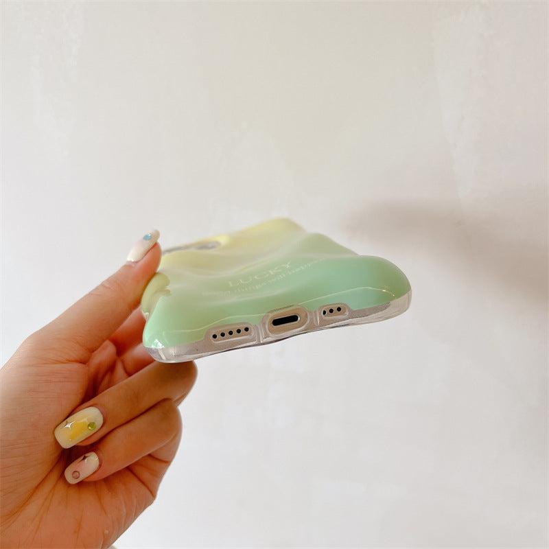 Gradient Color Uneven iPhone Case