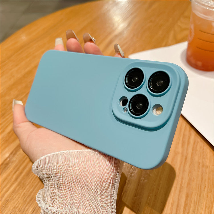 Solid Color Liquid Silicone iPhone Case