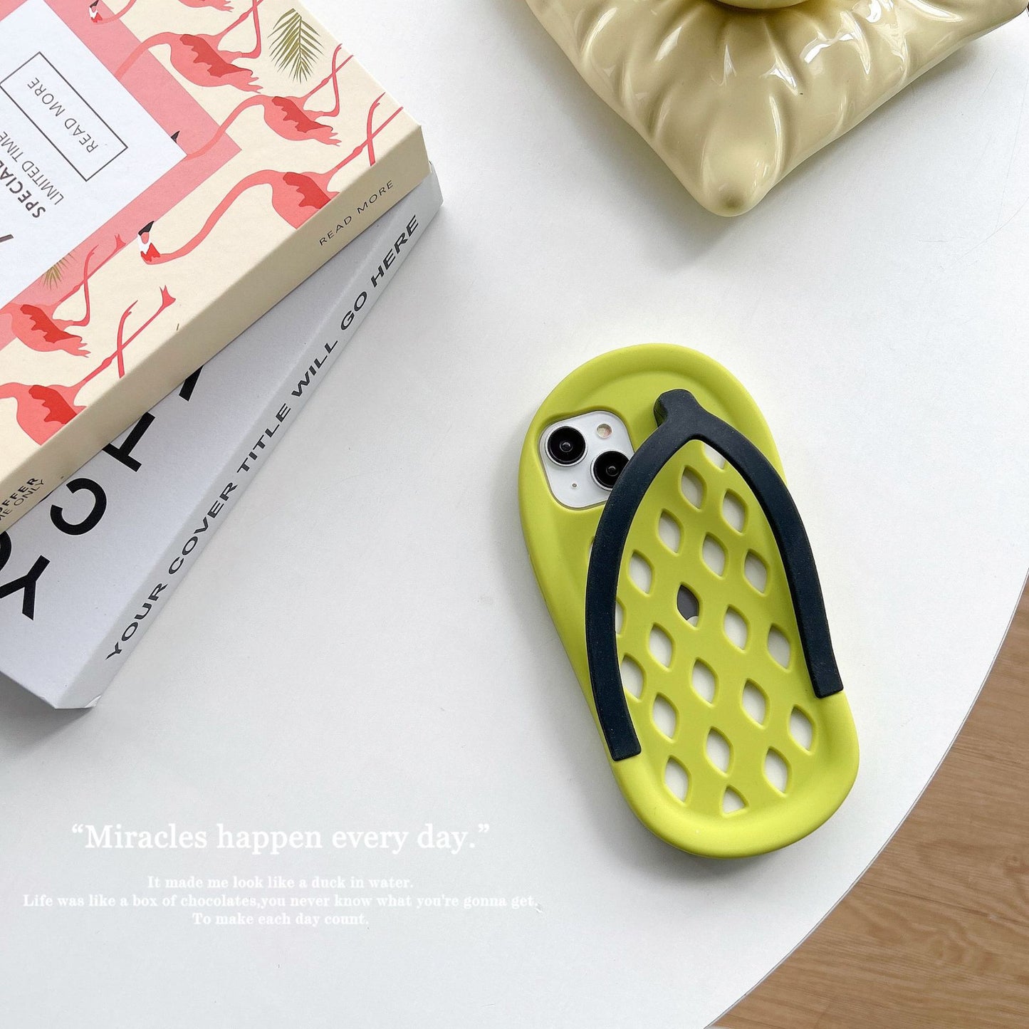 3D Slippers Shape iPhone Case
