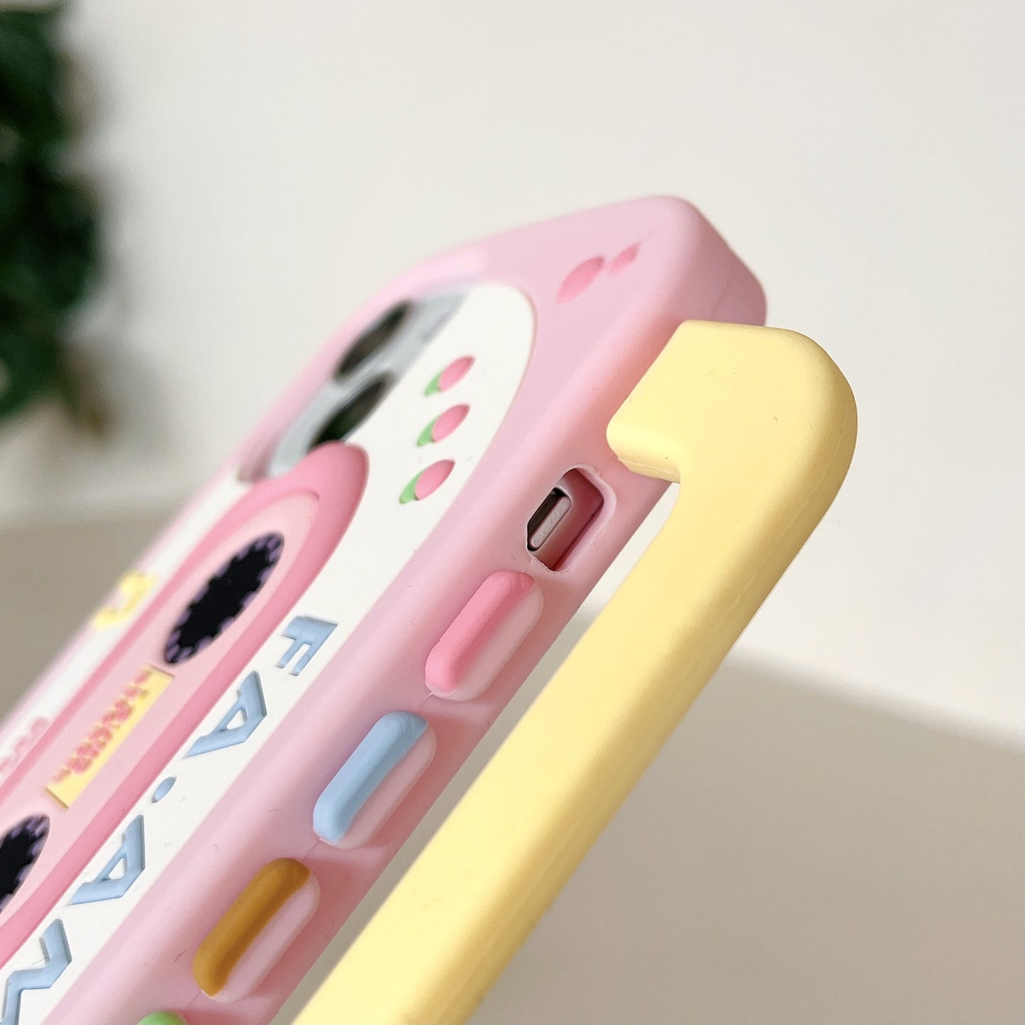 Cute 3D Audio Tape Pattern iPhone Case