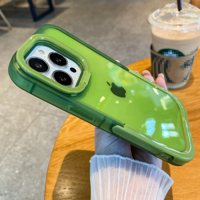 Invisible Folding Holder Camera Lens Stand Clear Compatible with iPhone Case