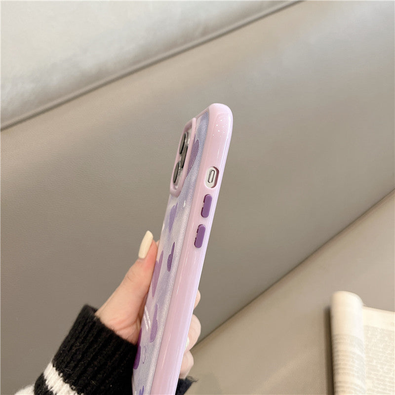 Graffiti Love Heart Smile Face Shockproof Compatible with iPhone Case