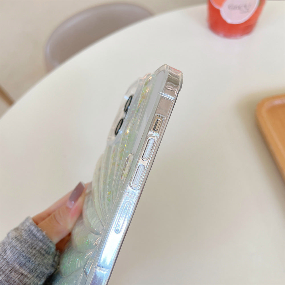 Shinning Shell Pattern Night Light Compatible with iPhone Case