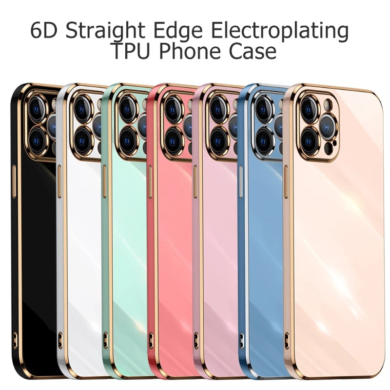 Luxury Square Plating Compatible with iPhone Case