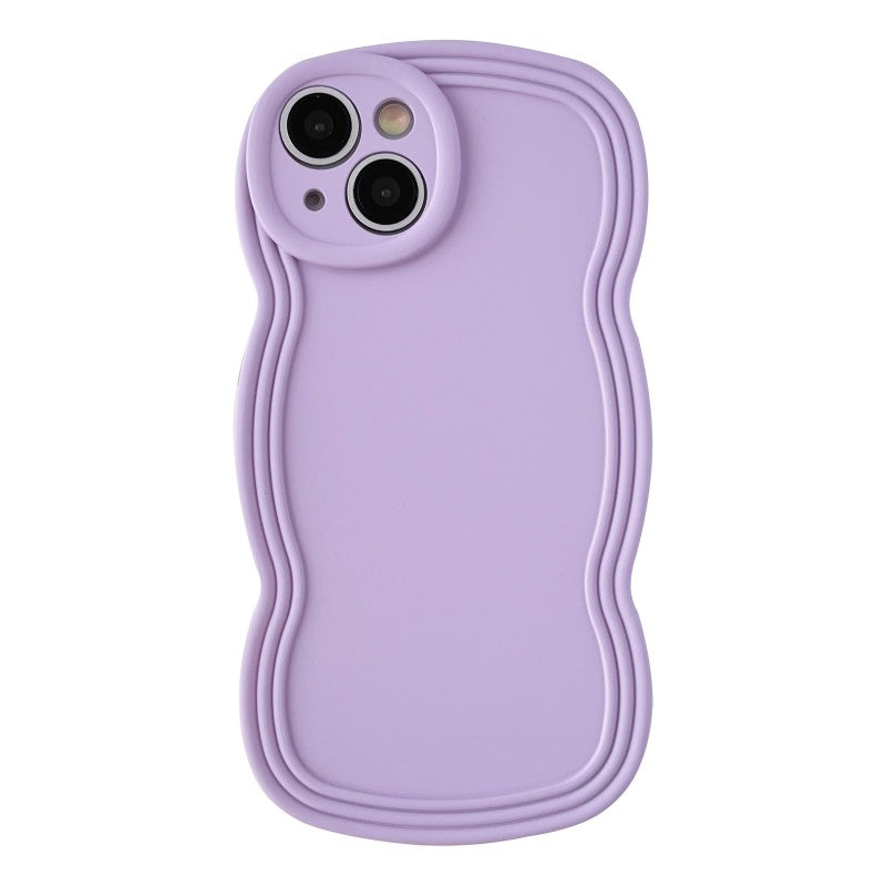 Wave Frame Shockproof Soft Silicone Compatible with iPhone Case