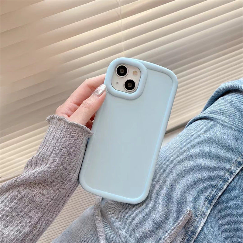 Candy Color Oval Compatible with iPhone Case