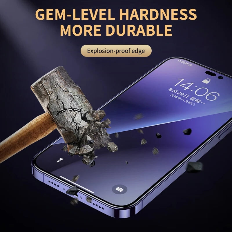 4PCS 9D Tempered Glass Compatible with iPhone Screen Protectors