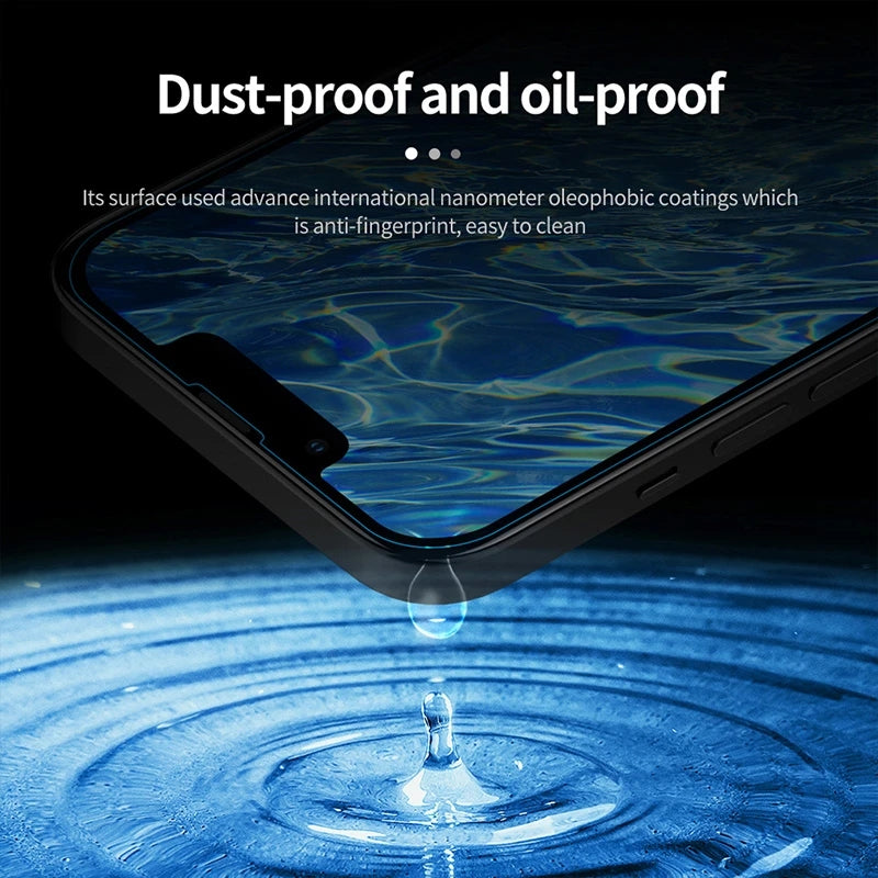 5PCS Protective Tempered Glass Compatible with iPhone Screen Protectors