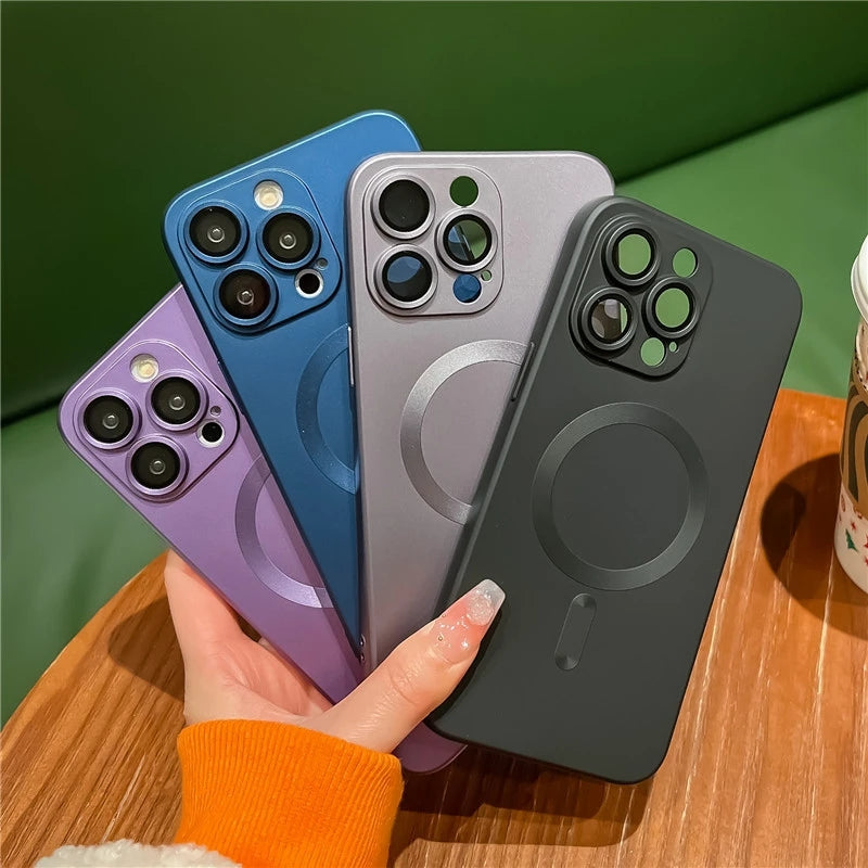 Matte for Magsafe Magnetic Wireless Charging Compatible with iPhone Case