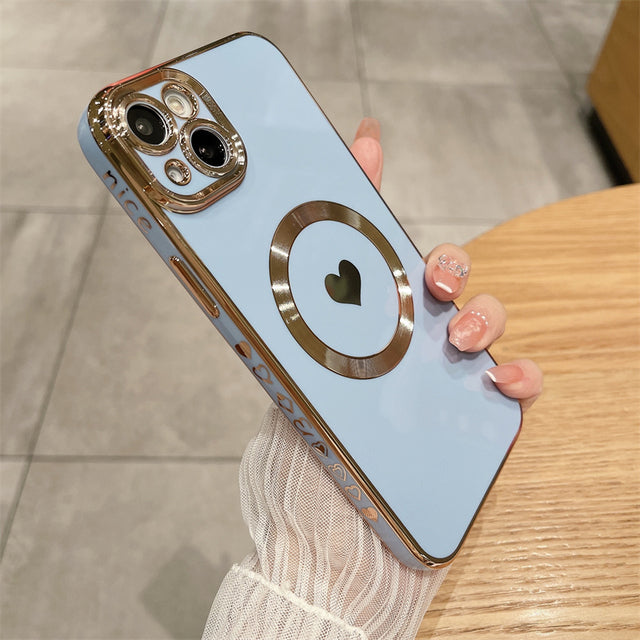 Love Heart for Magsafe Magnetic Wireless Charging Compatible with iPhone Case