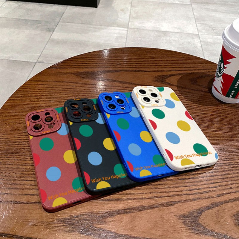Cute Colorful Dot Compatible with iPhone Case
