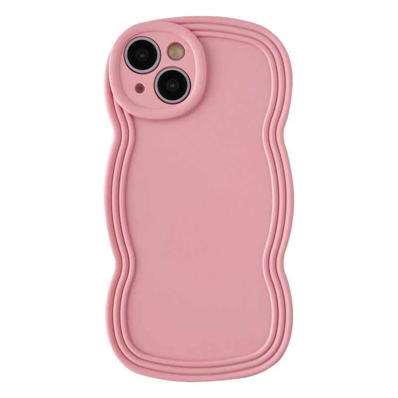 Wave Frame Shockproof Soft Silicone Compatible with iPhone Case