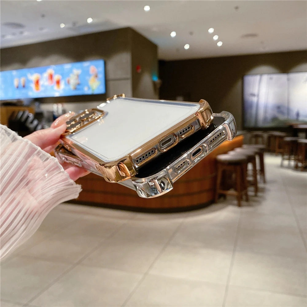 Luxury Soft Electroplated Compatible with iPhone Case