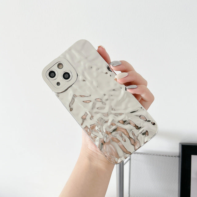 Pleated Foil Compatible with iPhone Case