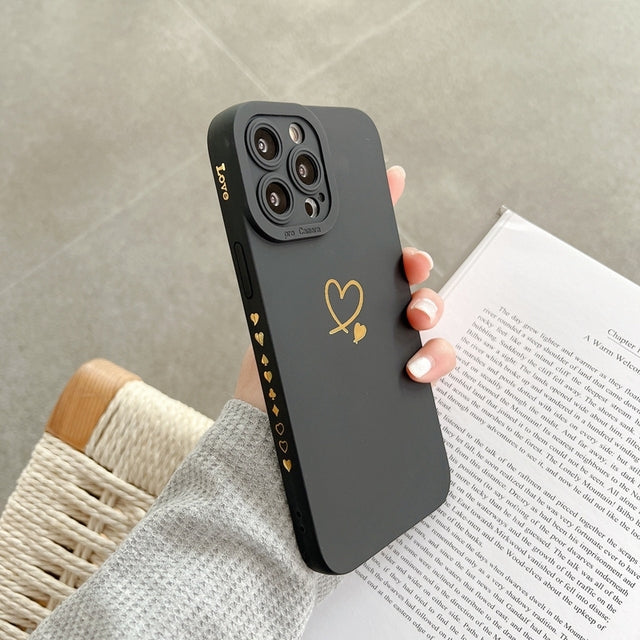 Love Heart Shockproof Compatible with iPhone Case
