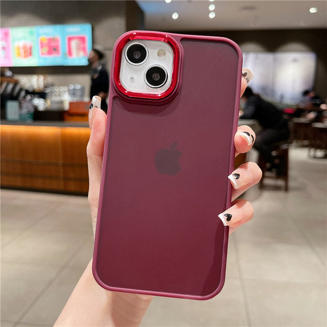 Plating Matte Compatible with iPhone Case
