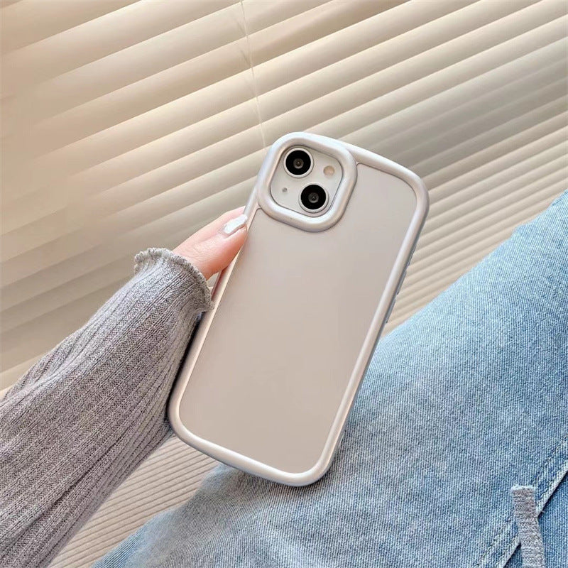 Candy Color Oval Compatible with iPhone Case